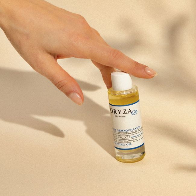 Huile Démaquillante Naturelle Oryza Lab Format Voyage 30ml beaute