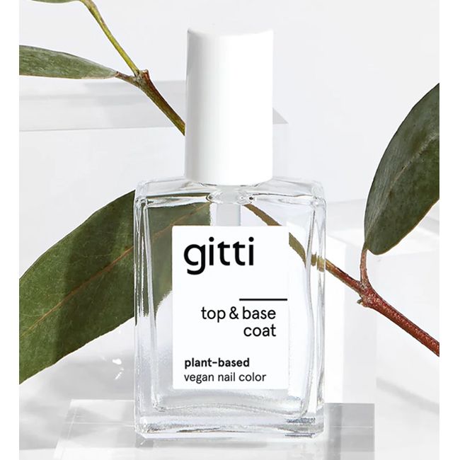Gitti' plant-based top & base coat beaute