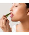 Tata Harper's Risqué tinted lip balm cream model