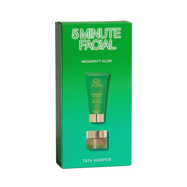 Coffret 5 Minute Facial Megawatt Glow Tata Harper lifestyle