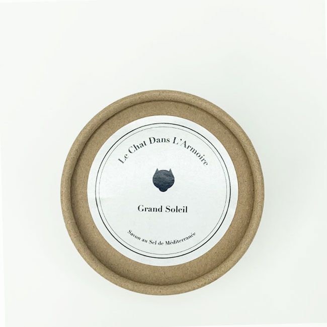 Le Chat dans l'Armoire Grand Soleil Mediterranean salt soap package