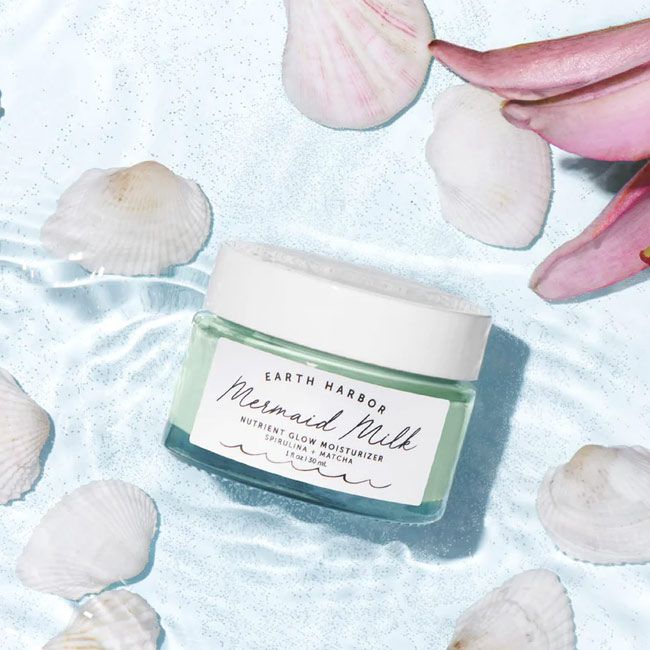 Earth Harbor Mermaid Milk nutrient glow moisturizer lifestyle