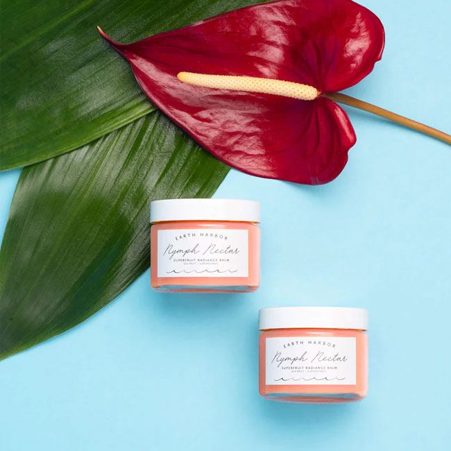 Earth Harbor Nymph Nectar Superfruit glow balm pack