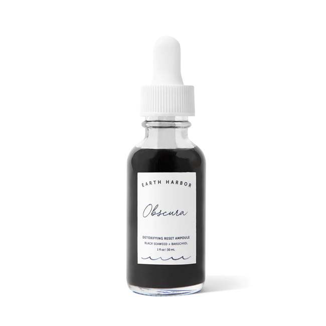 Earth Harbor purifying serum Obscura Reset detoxifying ampoule