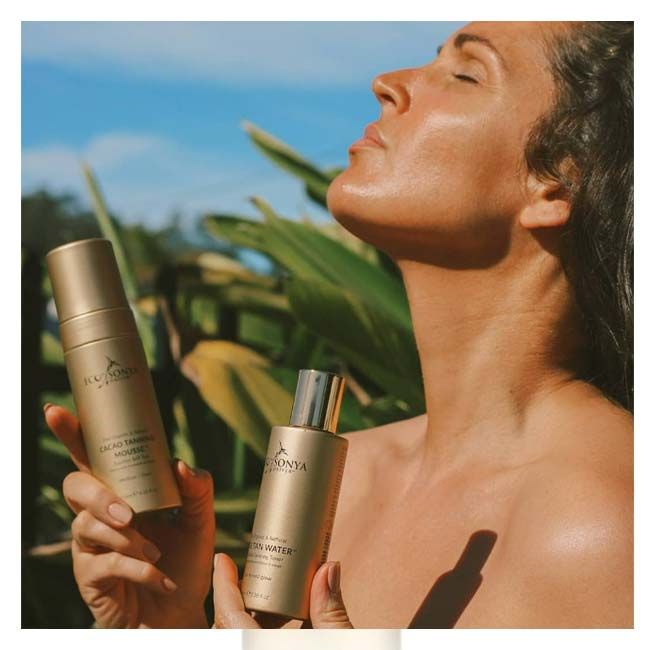 Eco By Sonya organic self tanner mousse lifestyle