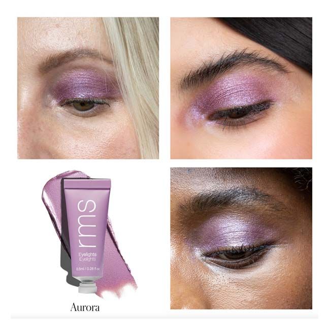 RMS Beauty's Eyelights Cream Eyeshadow Aurora mannequin