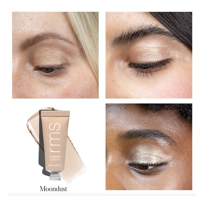 Fard à paupières Crème Eyelights Moondust RMS Beauty mannequin