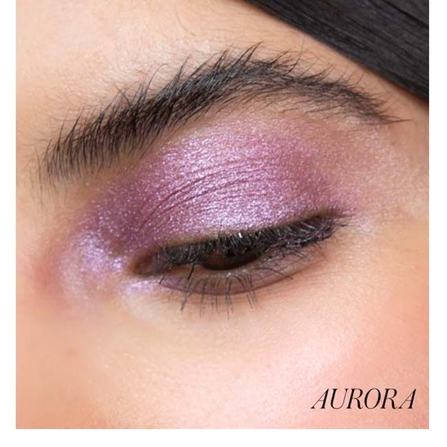 RMS Beauty's Eyelights Cream Eyeshadow Aurora application