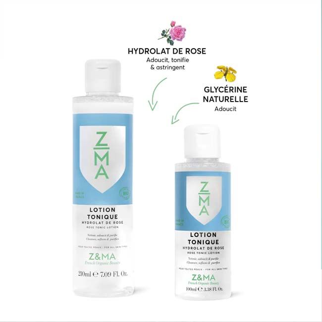 Z&MA organic micellar water ingredients