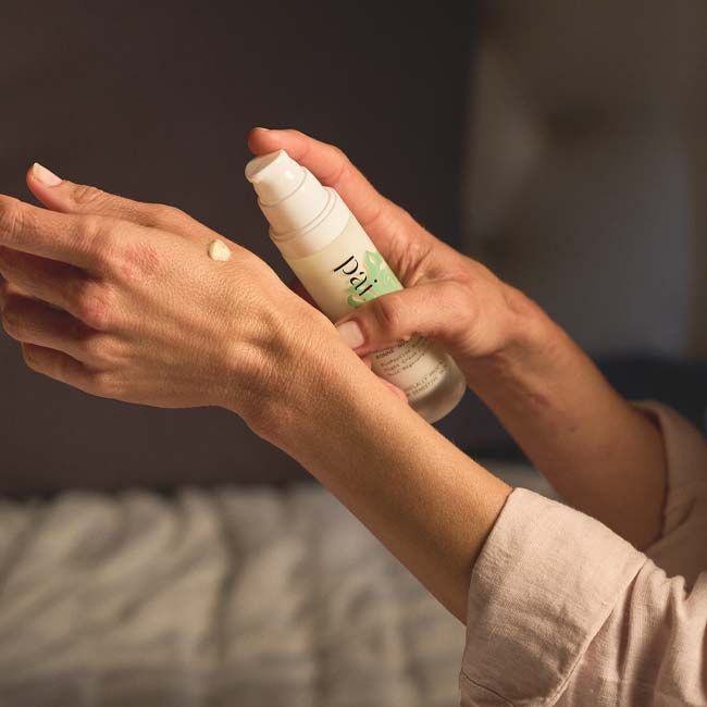 Crème visage anti age régénératrice aux peptides bioactifs Bonne Nuit Pai Skincare skincare