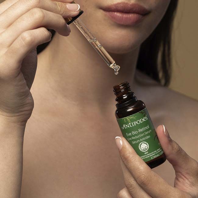 Antipodes anti-aging Eve Bio-Retinol Serum lifestyle