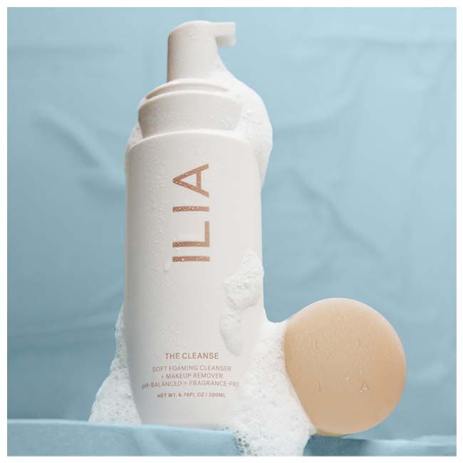 Ilia Beauty's Cleansing Foam Gentle Foaming Cleanser The Cleanse cosmetics