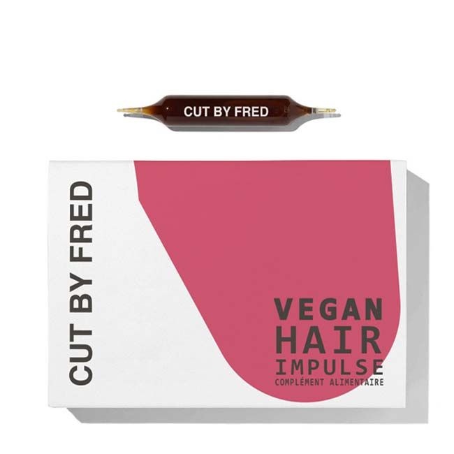 Complément alimentaire pousse cheveux vegan hair impulse Cut by Fred