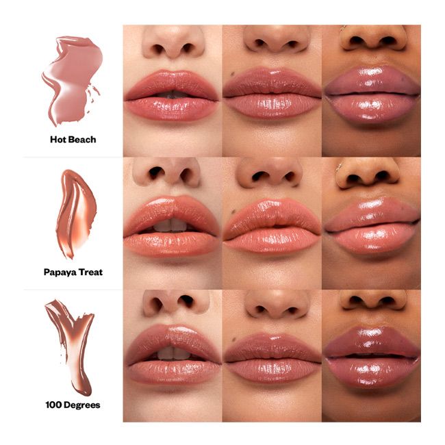 Baume à lèvres teinté Wet Stick papaya treat Kosas beauté