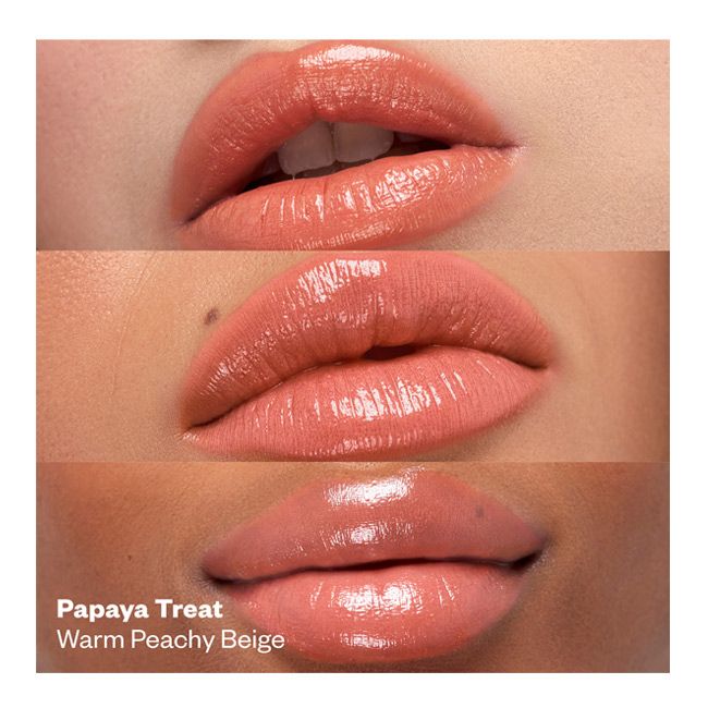 Baume à lèvres teinté Wet Stick papaya treat Kosas models