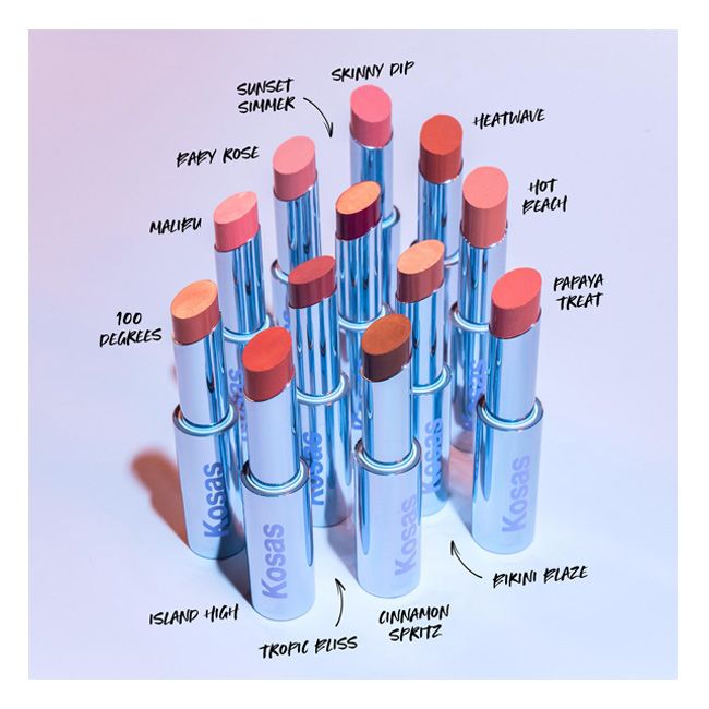 Kosas' Wet Stick Tinted Lip Balm packaging