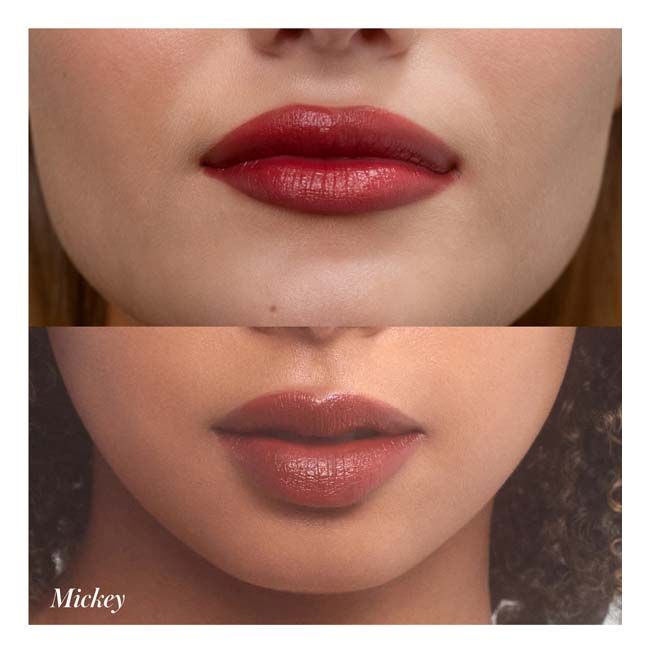 Rouge à lèvres naturel Legendary Stick serum Mickey RMS Beauty model