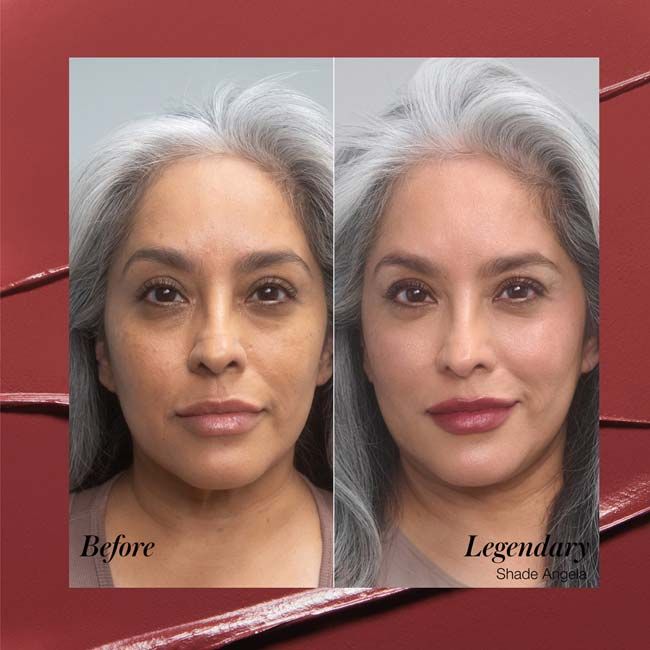 RMS Beauty Natural lipstick Legendary Stick serum Angela mannequin