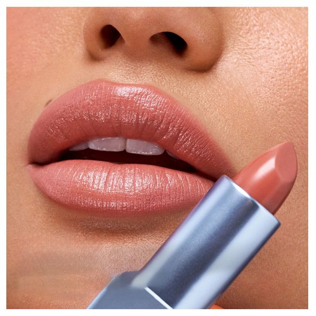 Kosas' high cut Weightless Lip Color Natural Lipstick makeup