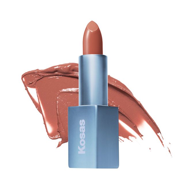 Kosas' high cut Weightless Lip Color Natural Lipstick texture