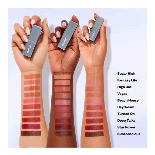 Kosas' Weightless Lip Color Natural Lipstick swatch