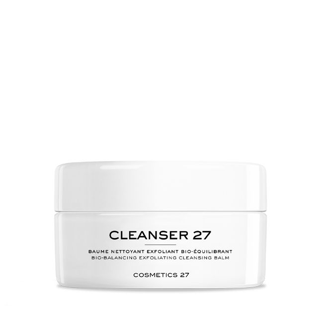 Cosmetics 27's bio-balancing exfoliating facial cleansing balm Cleanser 27