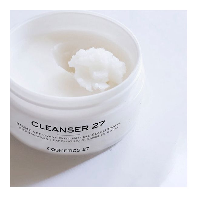 Cosmetics 27's bio-balancing exfoliating facial cleansing balm Cleanser 27 pack