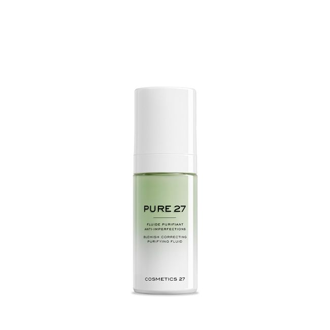 Cosmetics 27's purifying anti-imperfection fluid Pure 27