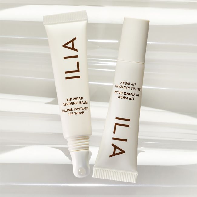 Ilia Beauty Reviving lip balm packshot lifestyle