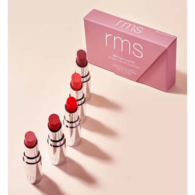 Coffret rouge à lèvres mini lip love Kit RMS Beauty lifestyle