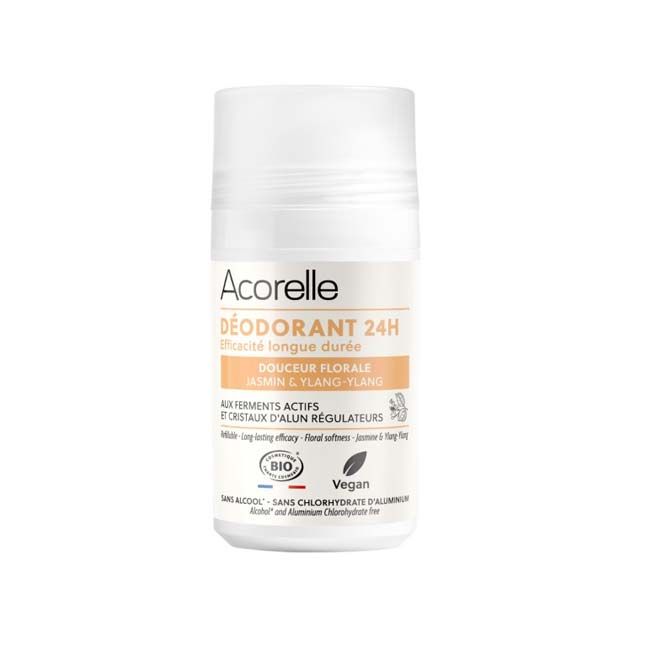 Acorelle's Floral Softness 24h Roll-On Deodorant