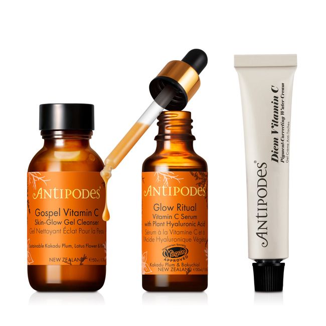 Antipodes Glow Boost natural face care set