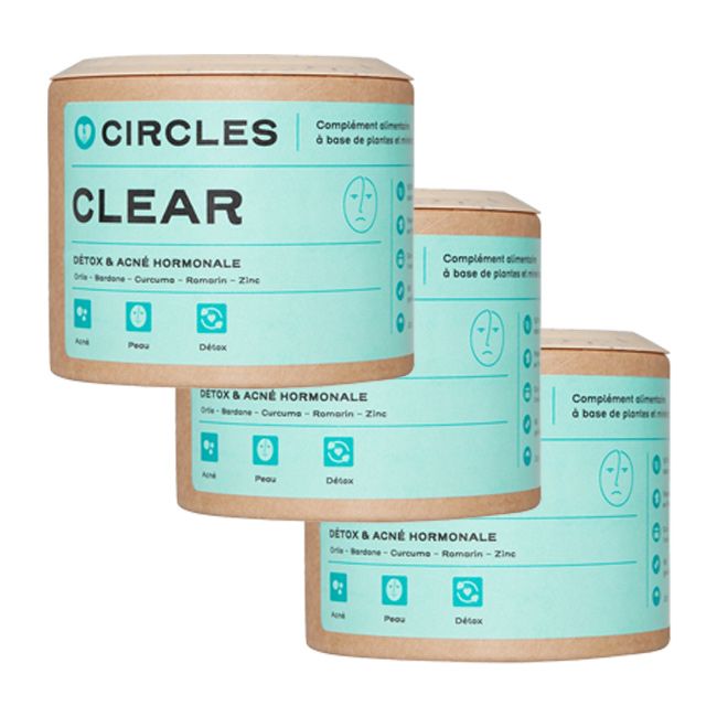 Circles' Detox & hormonal acne x3