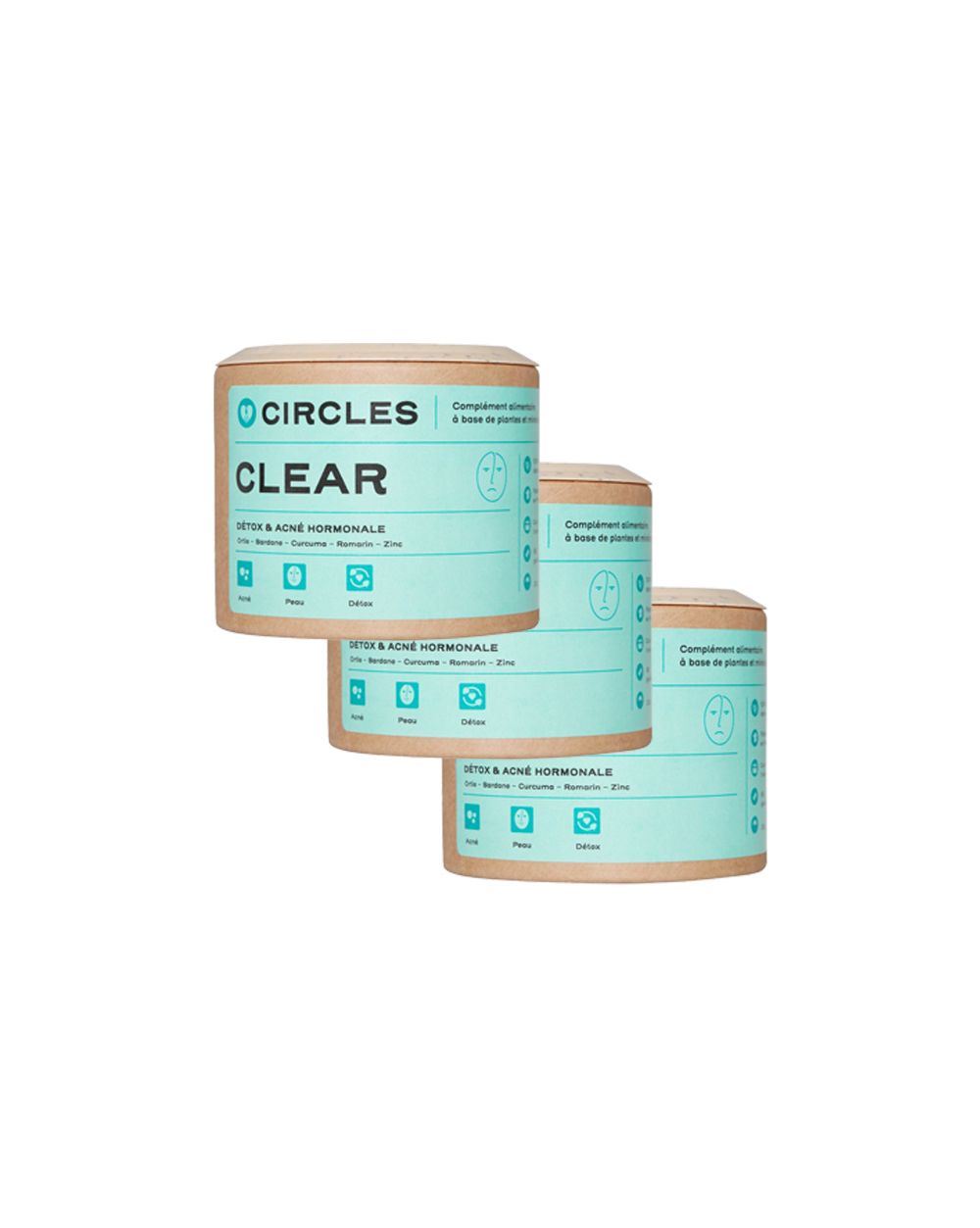 CLEAR detox & hormonal acne cure - Circles | MonCornerB