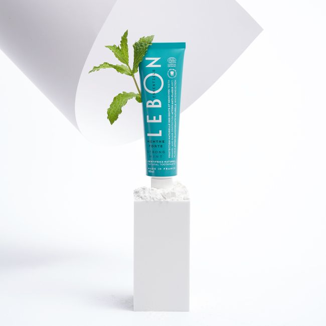 Lebon Essential Toothpaste strong mint lifestyle