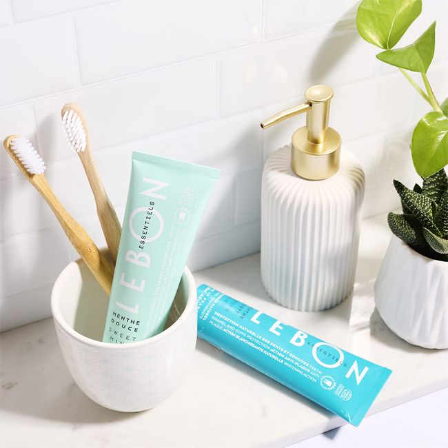 Dentifrices Essentiel menthe forte et douce Lebon lifestyle