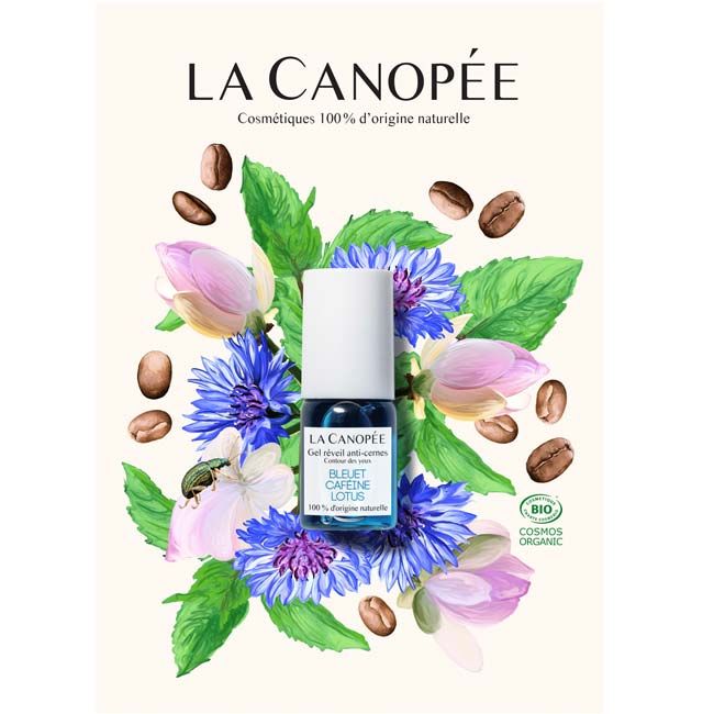 La Canopee's anti-dark circles awakening gel affiche