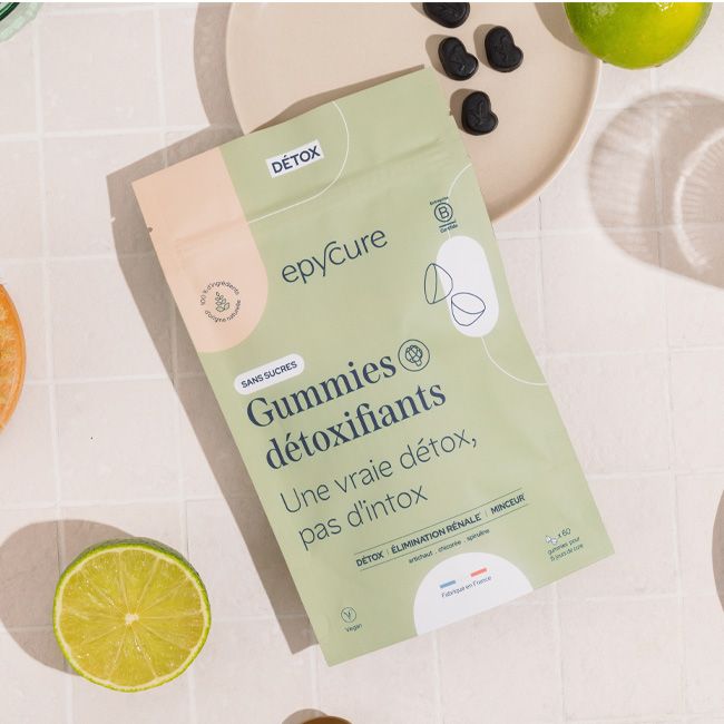 Complément alimentaire detox gummies detoxifiants Epycure soins