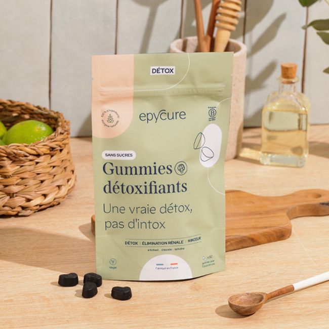 Complément alimentaire detox gummies detoxifiants Epycure beauty