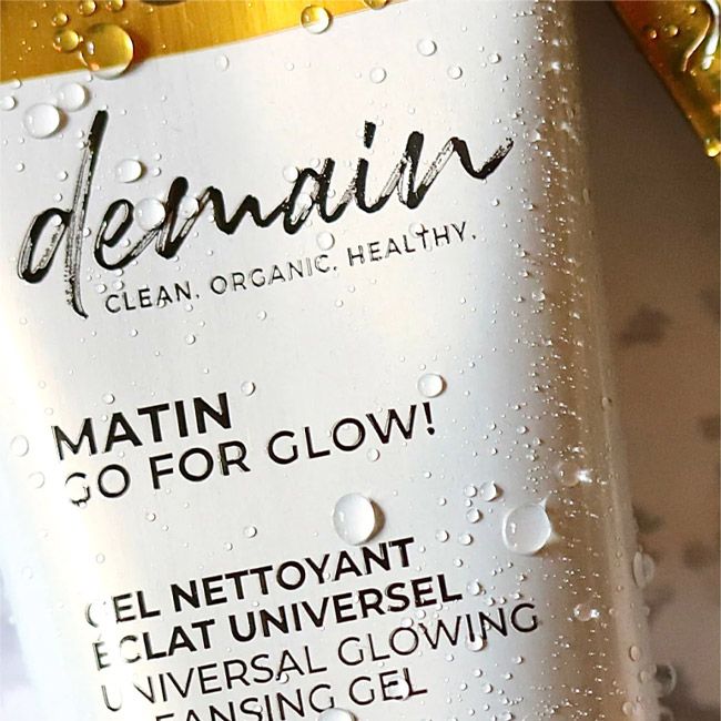 Demain Beauty's Go For Glow exfoliating cleansing gel