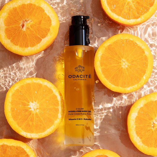 Odacité's C-Glow organic moisturizing oil beauty