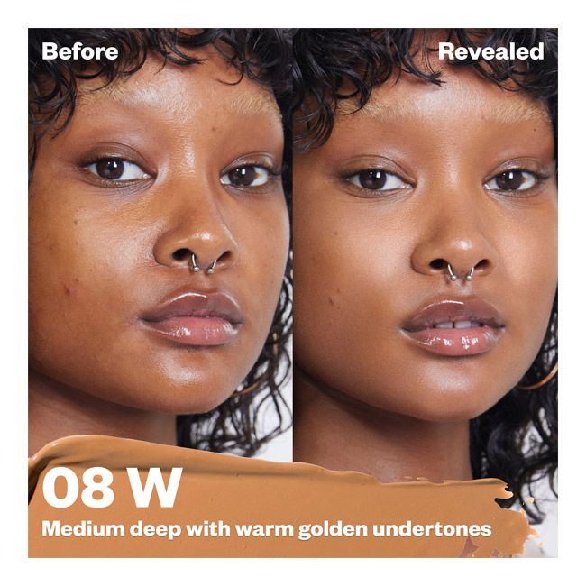 Anti cernes naturel Revealer Kosas 08 W application Anti cernes naturel Revealer Kosas 08 W application