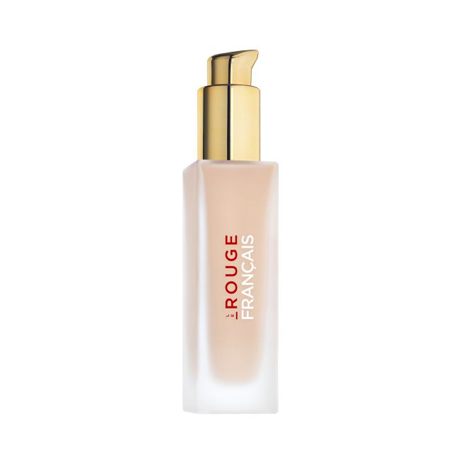 Fond de teint naturel fluide Akenea Initiale Le Rouge Français Davida pack