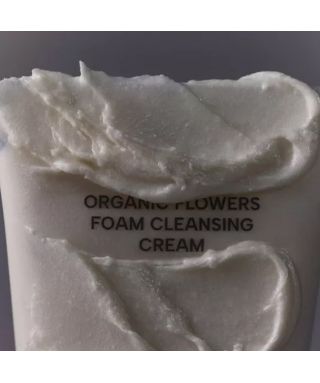 Foaming Cleansing Cream with organic fermented flowers - 200 ml