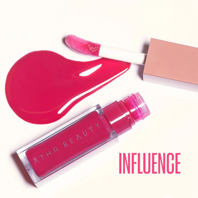 Huile lèvres Desert Rose Lip Cheek Oil Stain Influence ATHR Beauty Texture
