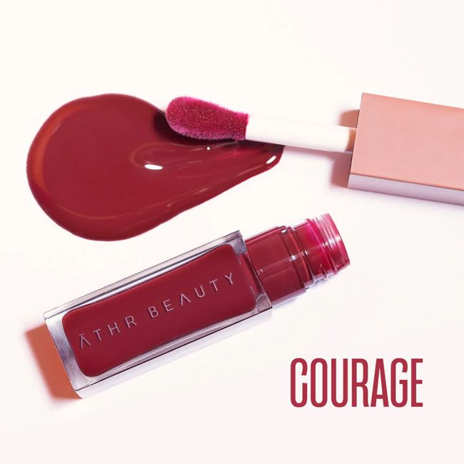 ATHR Beauty’s Courage Desert Rose Lip Cheek Oil Stain Texture