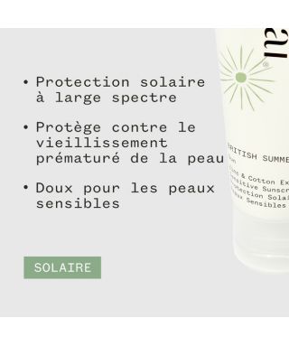 Crème solaire visage SPF30 British Summer Time