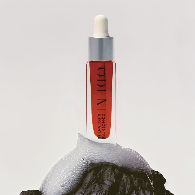 Oden's anti-aging face serum Rosehip concentrate Application