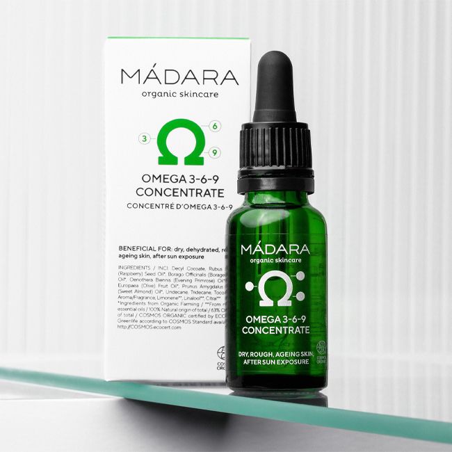 Soin visage bio Concentrée Oméga 3-6-9 Madara Cosmétiques Lifestyle