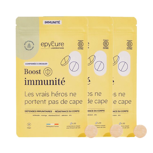 Epycure's Pack of 3 Boost Immunity organic food supplement